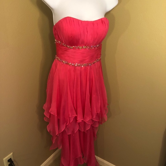 Cache High Low Pink Dress - Picture 4 of 6